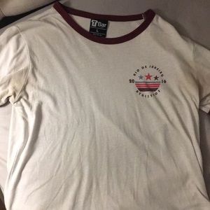 White cotton on t shirt size L fits like S